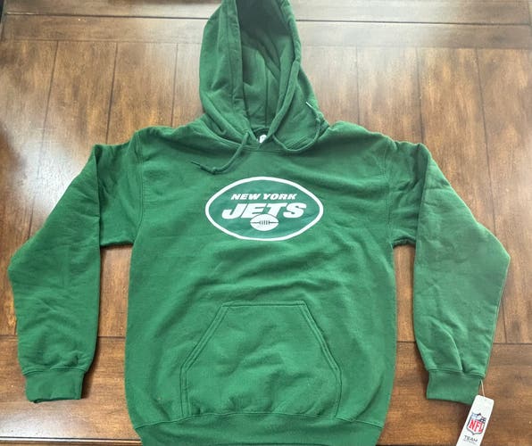 New York Jets Green Hoodie/ Sweatshirt Adult Small NWT