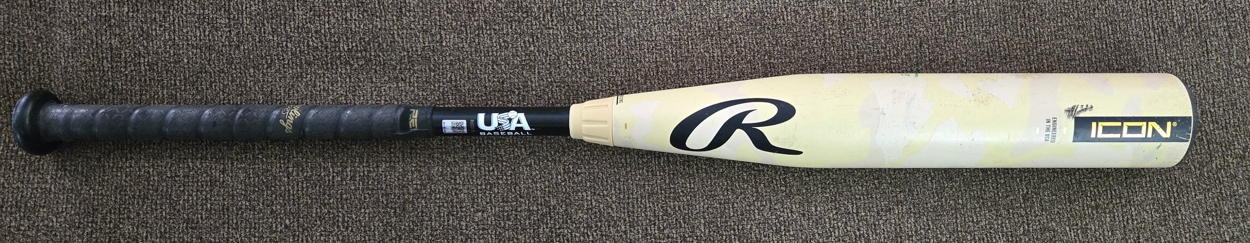 2025 Rawlings icon USABat Certified Bat (-10) 21 oz 31" (Used)