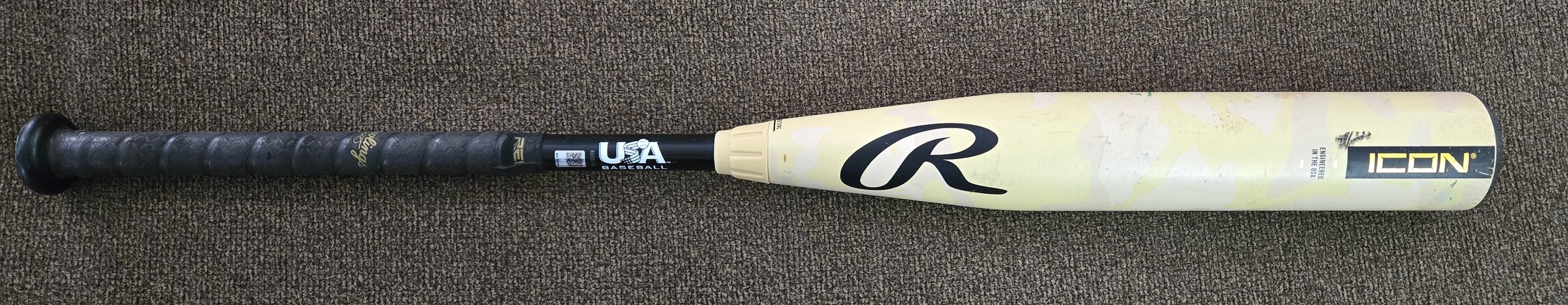 2025 Rawlings icon USABat Certified Bat (-10) 21 oz 31" (Used)