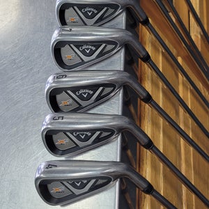 Used Callaway X2 HOT Mens Iron Set RH 4I-GW/AW 11497-S000151270