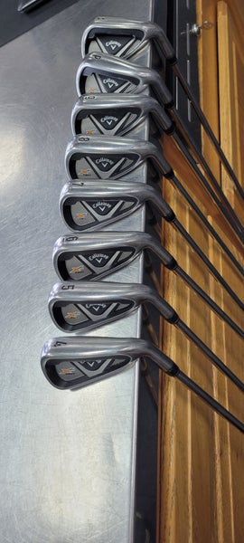 Used Callaway X2 HOT Mens Iron Set RH 4I-GW/AW 11497-S000151270