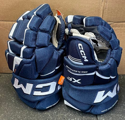 New CCM Tacks XF Hockey Gloves 12" Navy Blue