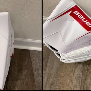 New bauer sv-pro glove and blocker