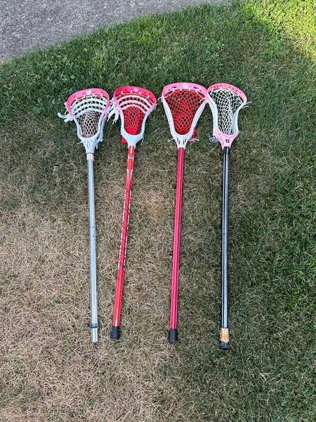 Custom Sticks! Want gone tonight offer up. Lacrosse stick bundle.