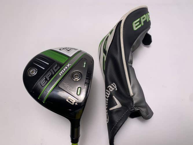 Callaway EPIC Max 3+ Fairway Wood 13.5* Kinetix KVT60- D30 Stiff Regular RH HC