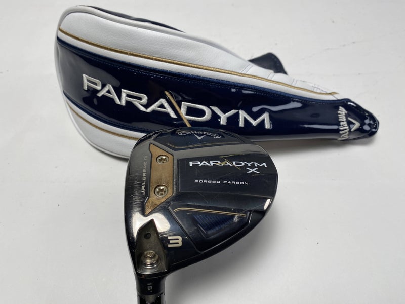 Callaway Paradym X 3 Fairway Wood 15* Aldila Ascent 50g Senior LH HC