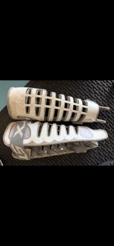One Size Fits All STX (Used) lacrosse goalie shin guards
