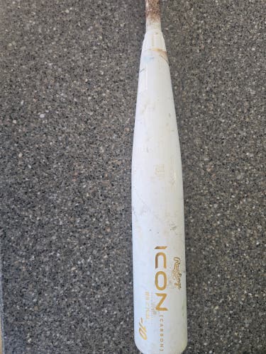 2024 Rawlings Icon Composite USSSA Certified Bat (-10) 20 oz 30" (Used)
