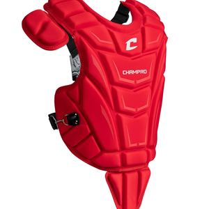 CHAMPRO Optimus MVP Chest Protector, 15" Length Scarlet Red CP102