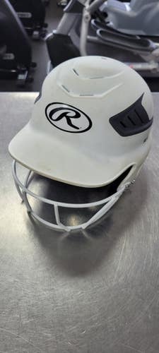 Used Rawlings BATTING HELMET WITH MASK Batting Helmet w/Mask None One Size 11497-S000151308