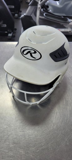 Used Rawlings BATTING HELMET WITH MASK Batting Helmet w/Mask None One Size 11497-S000151308