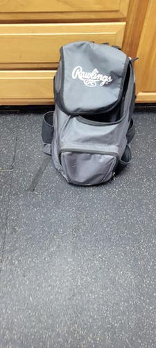 Used Rawlings BACKPACK BB/SB Player Backpack Black 11497-S000151312