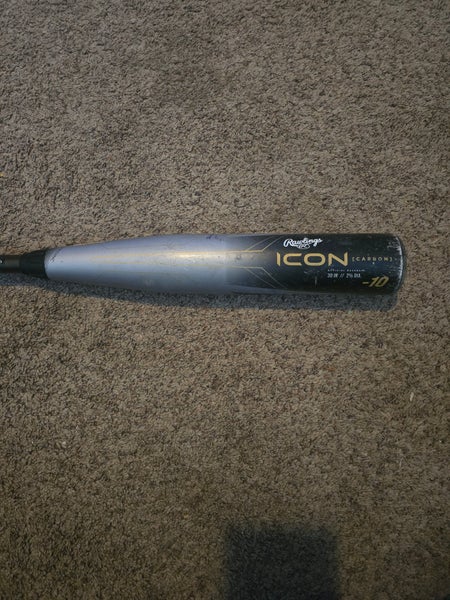 2024 Rawlings Icon Composite USABat Certified Bat (-10) 20 oz 30" (Used)