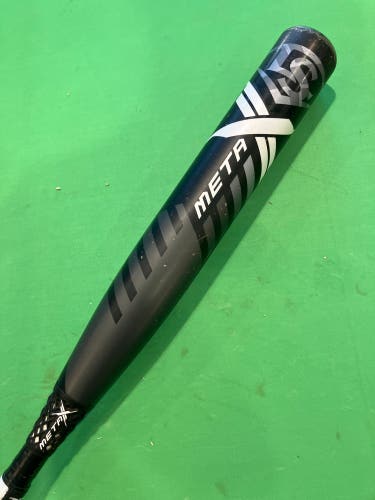 Black 2022 Louisville Slugger Meta Composite Bat (-11) Composite 19 oz 30" (Used)