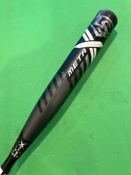 Black 2022 Louisville Slugger Meta Composite Bat (-11) Composite 19 oz 30" (Used)