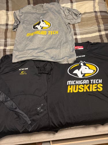 NCAA Michigan Tech Hockey t shirts and under armor