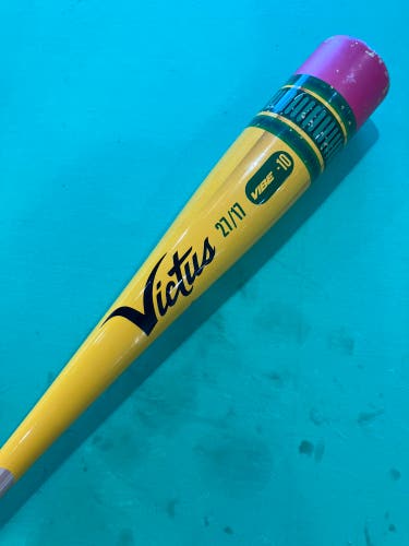 2024 Victus Vibe Alloy Bat USABat Certified (-10) Alloy 17 oz 27" (Used)