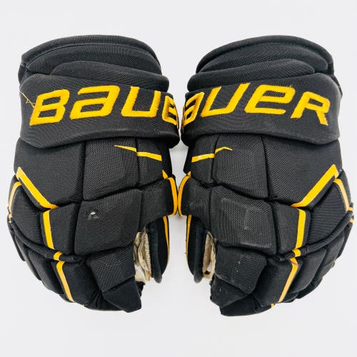 Colorado College Bauer Ultrasonic Hockey Gloves-13"