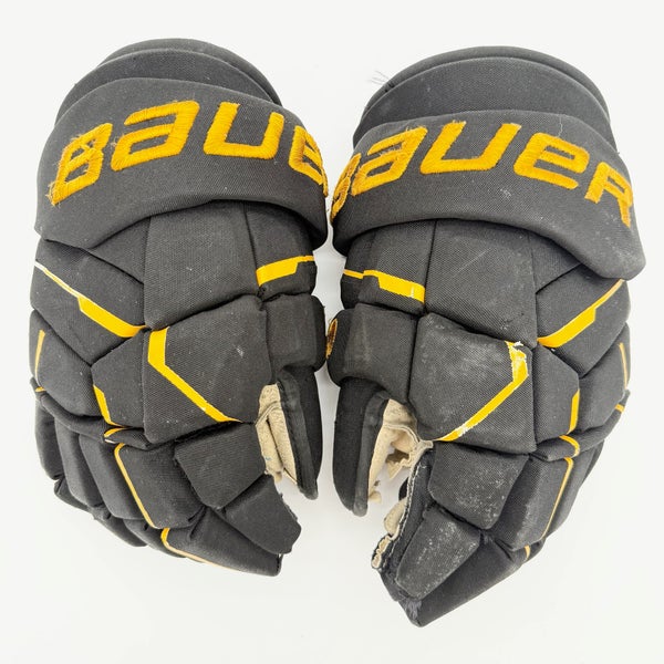 Colorado College Bauer Supreme Mach Hockey Gloves-14”