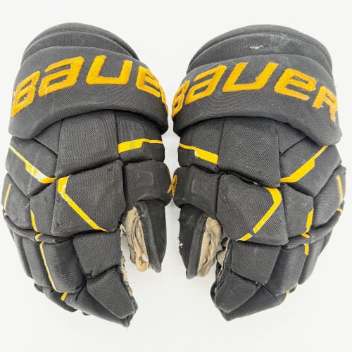 Colorado College Bauer Supreme Mach Hockey Gloves-14”