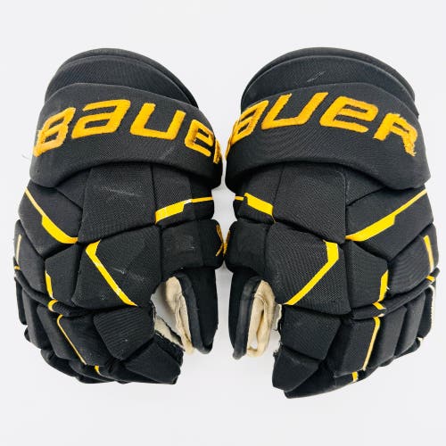 Colorado College Bauer Supreme Mach Hockey Gloves-14”