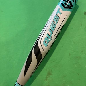 White 2020 Louisville Slugger Quest Alloy Bat (-12) Alloy 16 oz 28" (Used)