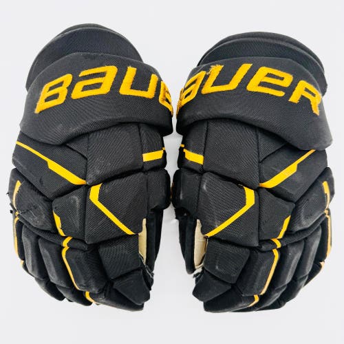 Colorado College Bauer Supreme Mach Hockey Gloves-15”
