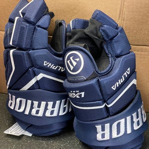 New Warrior Alpha LX2 Max Hockey Gloves 13" Navy Blue