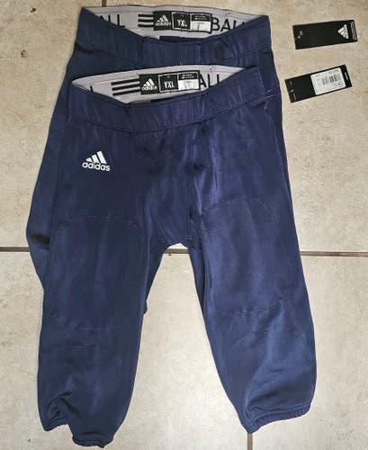 Blue Men's XL Youth Adidas Climalite Game Pants (New)
