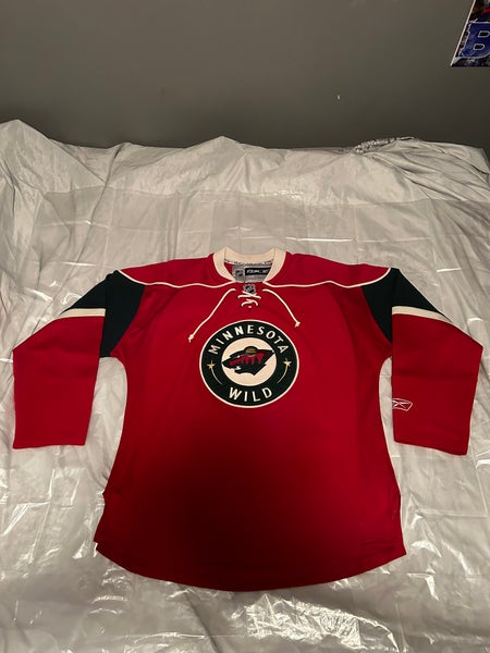 Minnesota Wild Jersey - Reebok Alternate Red - Medium