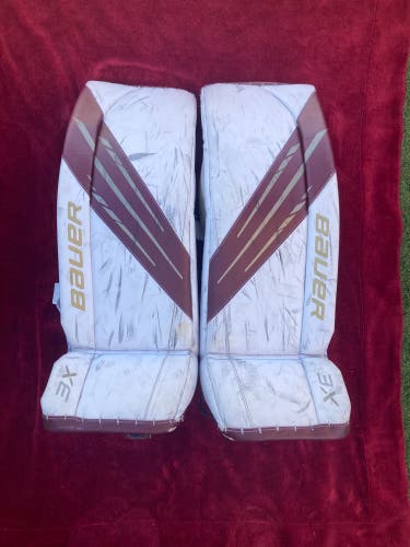 Used 32" Bauer Supreme 3S Goalie Leg Pads