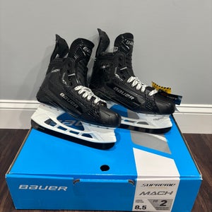Bauer Supreme Mach Skates 8.5 Fit 2 (New)