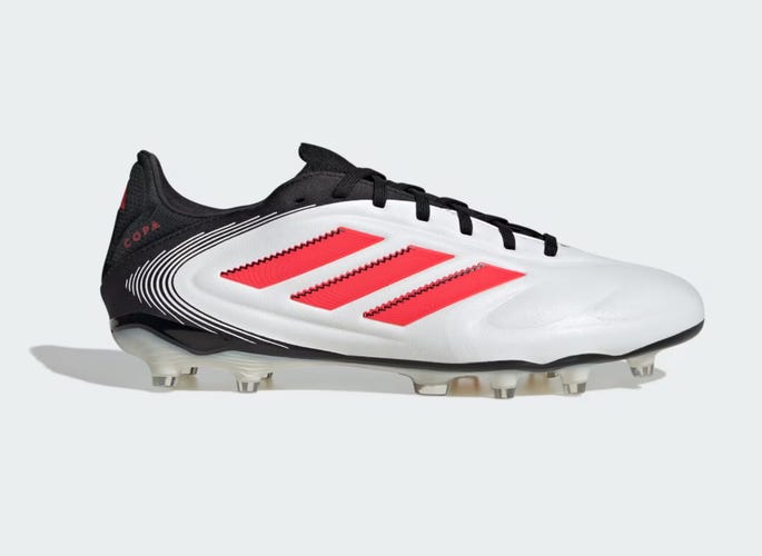 Adidas Copa Pure III Pro FG  White  Red Core soccer cleats men’s size 10 ID9042
