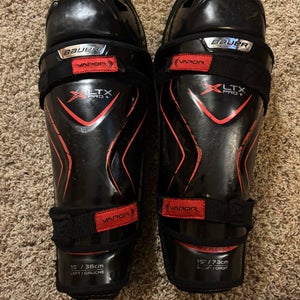 Senior Bauer Vapor XLTX Pro+ 15" Shin Pads (Used)
