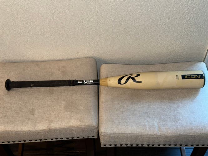 2025 Rawlings Icon Composite USABat Certified Bat (-10) 19 oz 29" (Used)