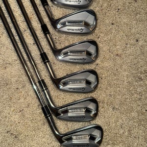 Men's 2019 TaylorMade P770 Right Handed Iron Set Stiff Flex (6 Clubs) #6 - #9, PW, GW (Used)