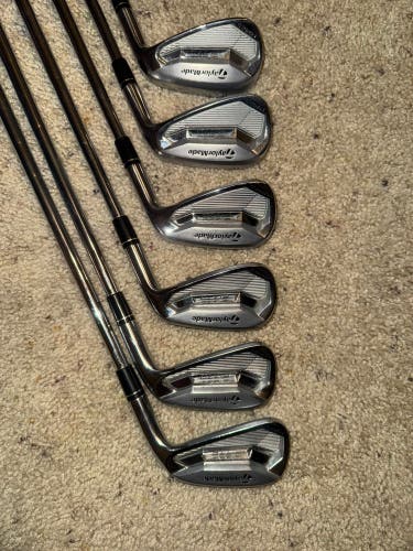 Men's 2019 TaylorMade P770 Right Handed Iron Set Stiff Flex (6 Clubs) #6 - #9, PW, GW (Used)