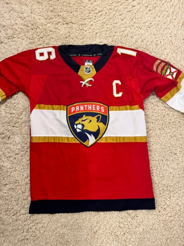 Florida Panthers Barkov 16 Red Small Men's Jersey (New)