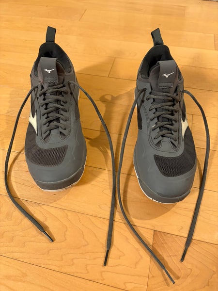 Gray Women's Size M 10.0 (W 11.0) Adult Mizuno Shoes (Used)