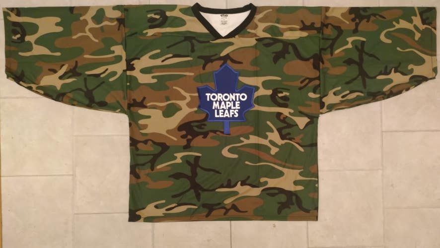 Athletic Knit H550C Camo "Leafs" Style Hockey Goalie Goalie-4XL-NEW