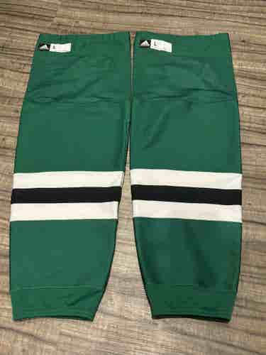 Adidas Dallas Stars NHL Game Used Pro Stock Hockey Socks, Size Large