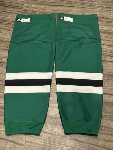 Adidas Dallas Stars NHL Game Used Pro Stock Hockey Socks, Size Large