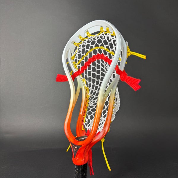 Pro-Strung ECD DNA 2.0 Lacrosse Head – Hero 4.0 Mesh + Custom Fire Dye