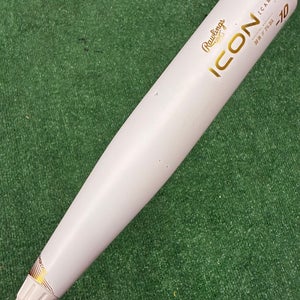 2024 Rawlings Icon Composite Bat USSSA Certified (-10) Composite 20 oz 30" (Used)