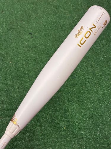 2024 Rawlings Icon Composite Bat USSSA Certified (-10) Composite 20 oz 30" (Used)