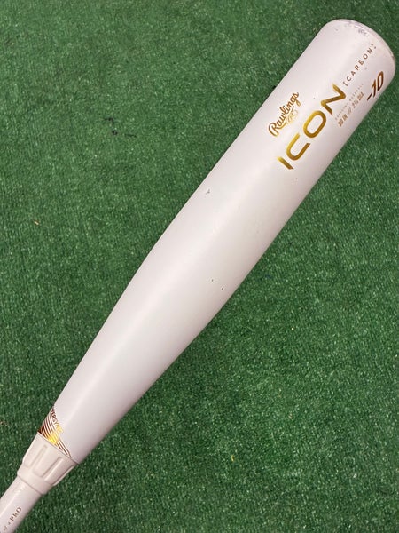 2024 Rawlings Icon Composite Bat USSSA Certified (-10) Composite 20 oz 30" (Used)