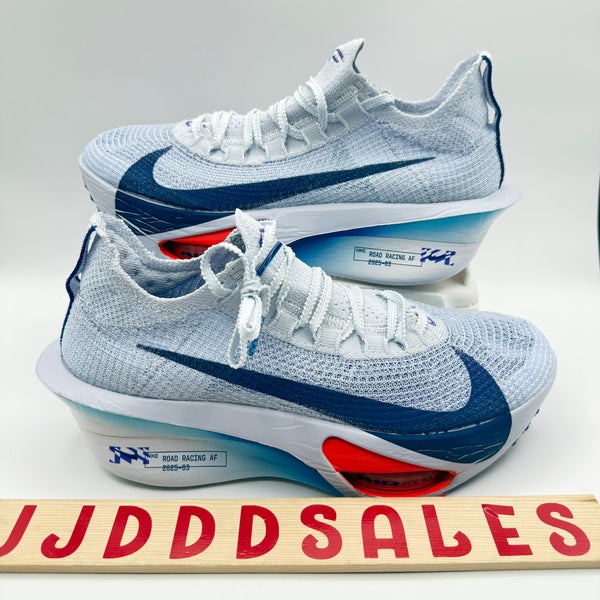 Nike ZoomX AlphaFly 3 Football Grey Blue Void FD8311-001 Mn's Sz 8.5 Wm’s Sz 10

New Without Box