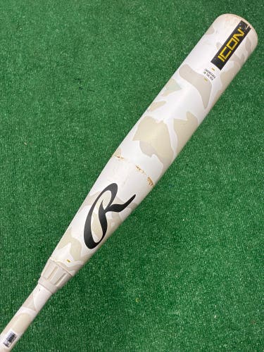 2025 Rawlings Icon Composite Bat USSSA Certified (-8) Composite 23 oz 31" (Used)