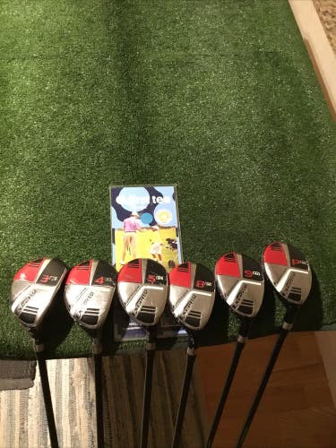 Pinemeadow Excel EGi Hybrids Set (3-PW, No 6 & 7) Regular Graphite Shafts