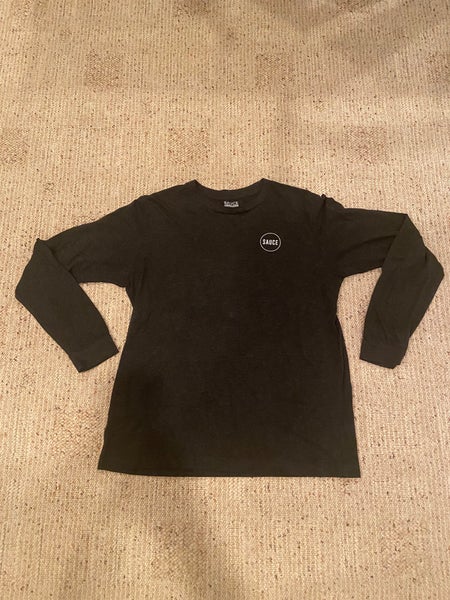 Dark Gray/Charcoal Sauce Hockey Long Sleeve Shirt Adult L